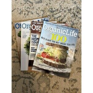 Rodale’s Organic Life 4 Magazines Various Issues 2016-2017